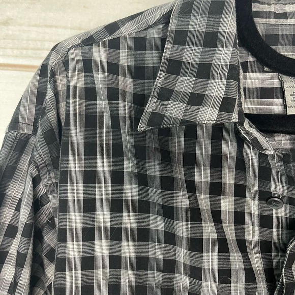B9 Spring&Mercer Button down collared plaid Shirt XL - Picture 5 of 7